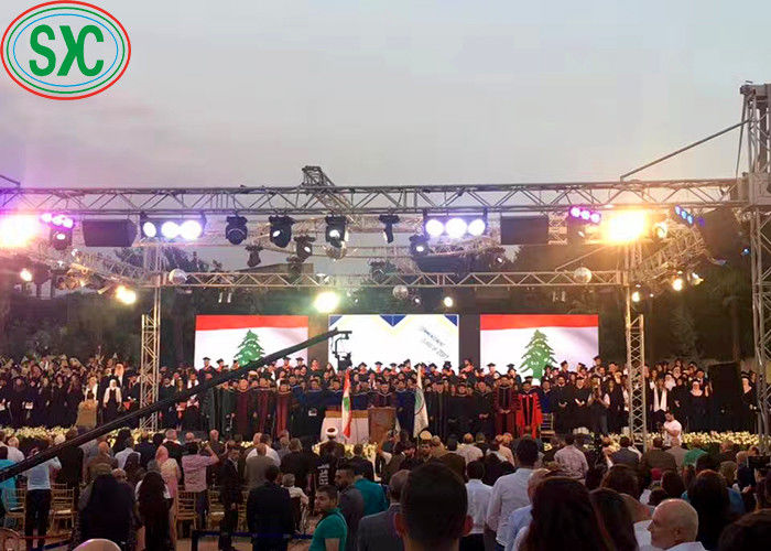 P5 LED 비디오 스크린 - 디지털 광고용 고해상도 풀 컬러 경량 행잉 LED 디스플레이