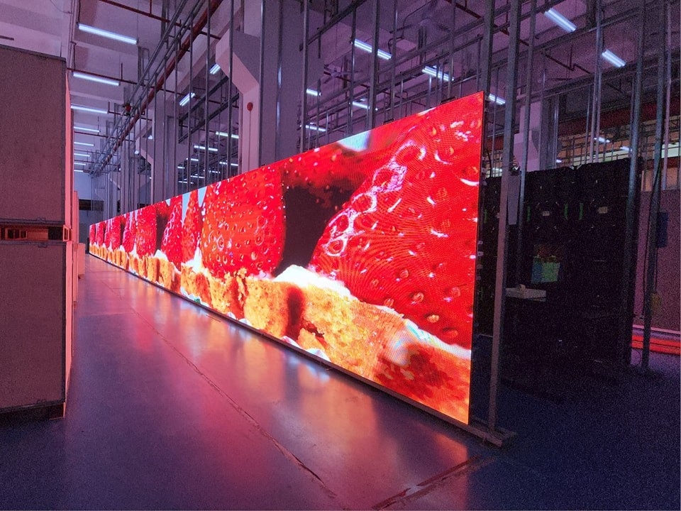 SMD2121 P4 실내 RGB LED 다이 캐스팅 알루미늄 스크린 풀 컬러 디스플레이 고정 철강 캐비닛