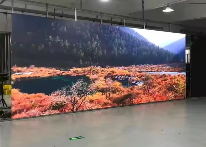 커브 스크린 실내 1/16 스캔 모드 32x32 Dot P6 LED Ultra HD 디스플레이