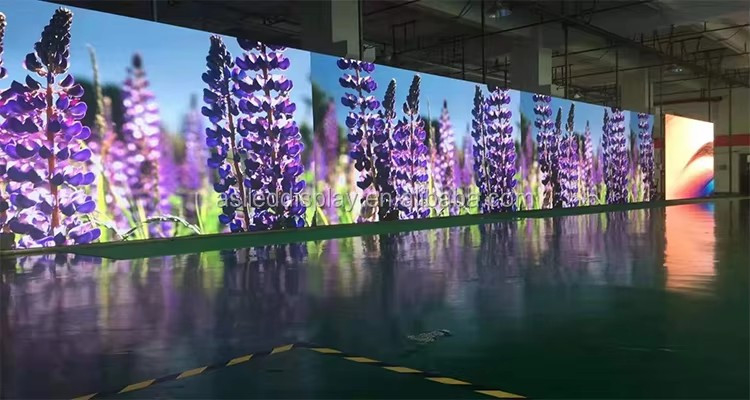 야외 LED 화면 임대 P4.81 곡선 디스플레이 SMD 2727 스테이지 3840HZ