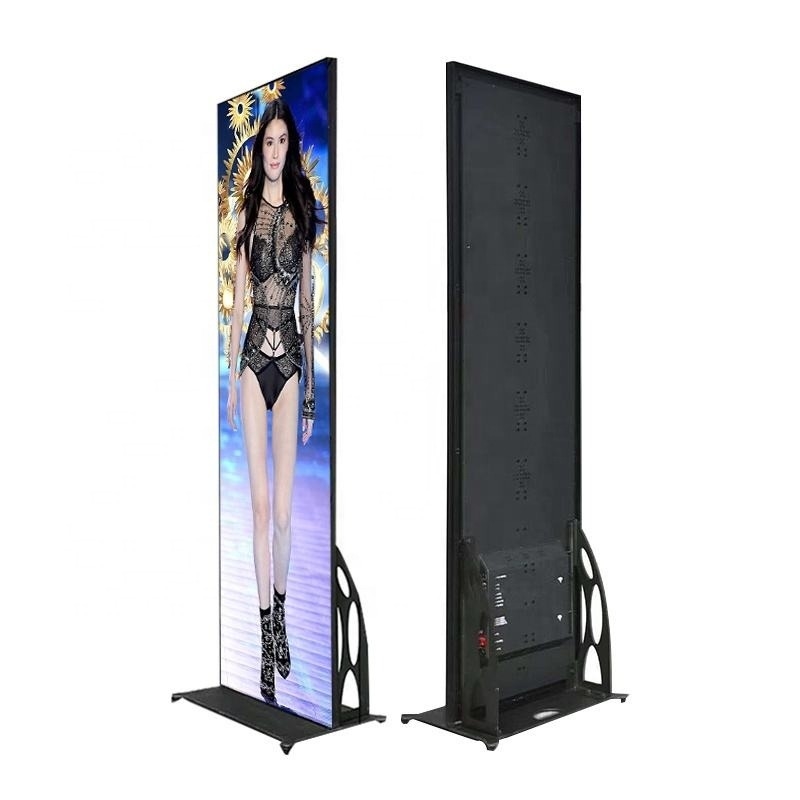 680x2000mm 화면 크기 LED 포스터 디스플레이 고해상도 209*104 및 320x160mm 모듈 크기