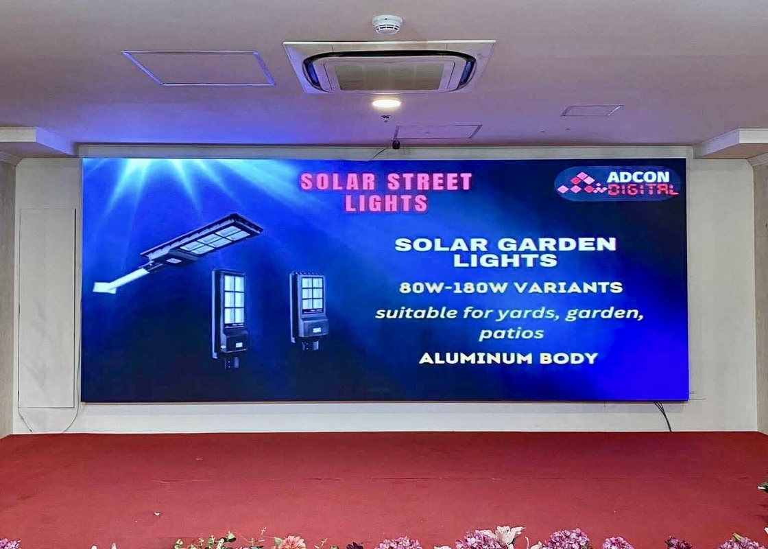 COB P1.25 실내 다이 캐스팅 알루미늄 캐비닛 풀 컬러 LED 디스플레이 DC5V 광고 모듈 160 * 160mm