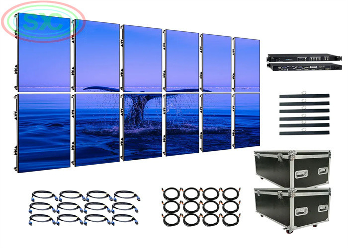 전체 LED 비디오 벽 시스템 P3.91 LED 디스플레이 500mmx500mm 무대 배경 실내 LED 화면
