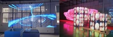 알루미늄 캐비닛 투명 LED 화면 G7.82-7.82 및 평균 실패 1000hours 당신의 요구 사항