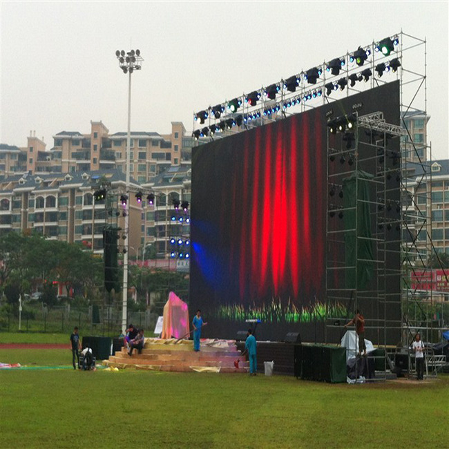 500*500mm 임대 LED 디스플레이 고객 요구 Youyi 전원 공급 3000 1 콘트라스트 비율