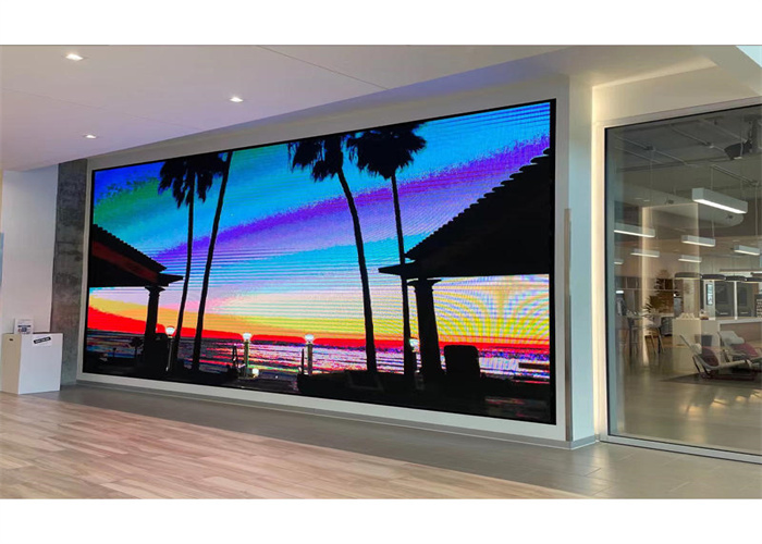 다이캐스트 알루미늄 실내 풀 컬러 LED 디스플레이, 모듈 크기 250*250mm, 밀도 112896 도트/m2