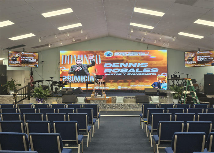 넓은 관점 렌탈 LED 디스플레이 120° 수평 및 수직 각