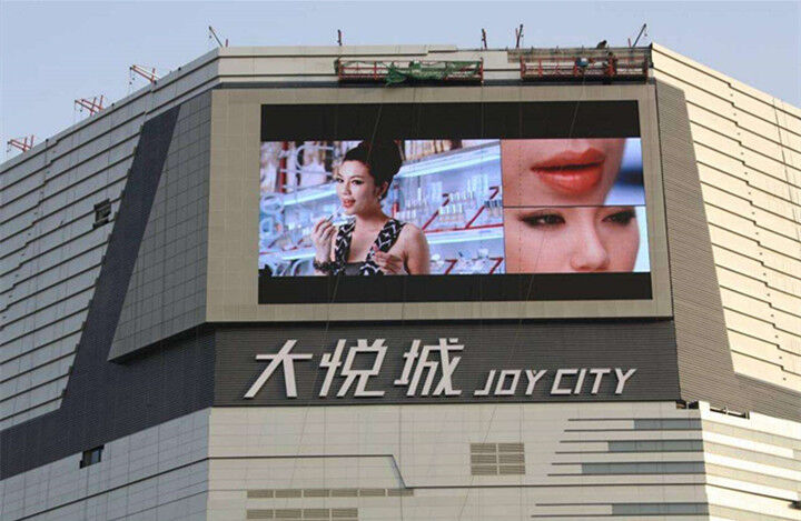 고정형 비디오 월 설치를 위한 견고한 지지력을 제공하는 철제 스틸 캐비닛 구조의 야외 P6 풀 컬러 LED 디스플레이