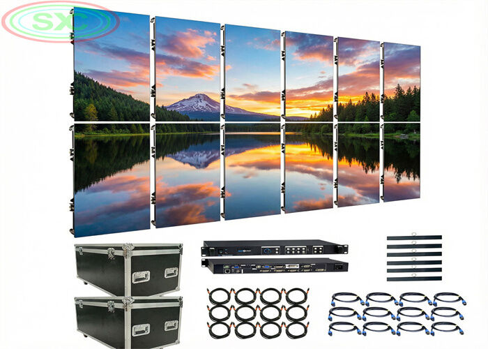 렌터 LED 디스플레이 야외 무선 P6 방수 IP65 높은 밝기 6000 Cd M2 이상 쇼 및 이벤트에 적합