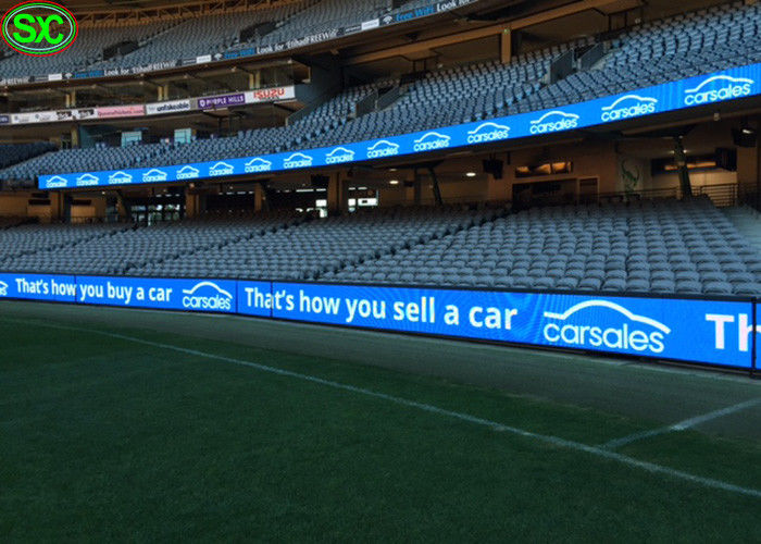 P8 외부 원주 길이 축구 경기장 LED는 전시합니다, 스포츠 주변이 디스플레이를 이끌었습니다