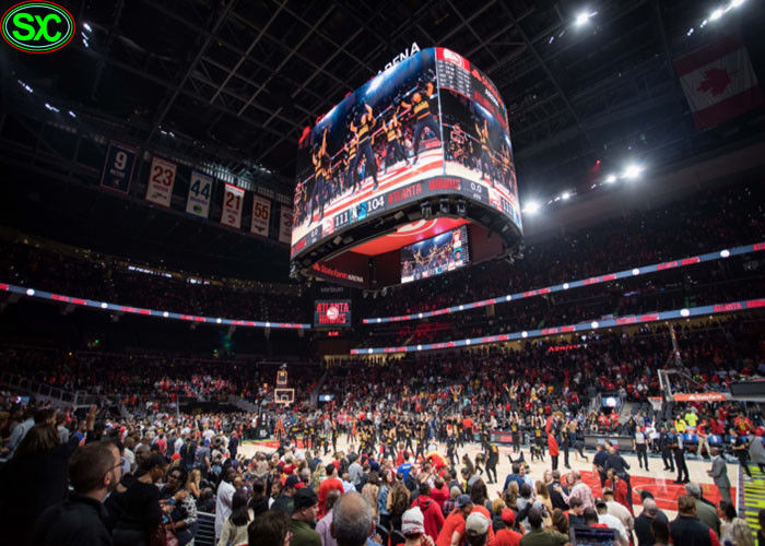 정연한 LED 둘레 광고판은, P5 경기장 Live 라이브 쇼를 위한 전시를 지도했습니다