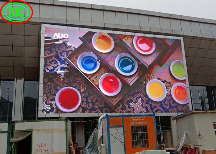 P6 야외 풀 컬러 LED 디스플레이 큰 광고 화면 1920Hz 실내 풀 컬러 LED 디스플레이
