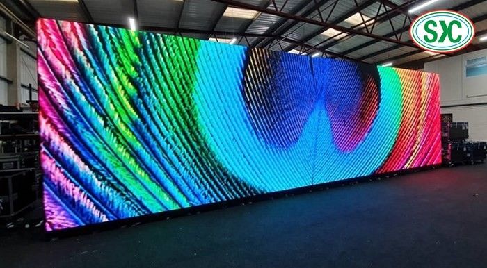 P4 풀 컬러 헝깅 LED 렌터 스크린, 높은 밝기, 3 년 보증 경기장 둘레 LED 디스플레이
