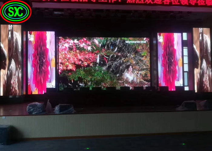 고품질 P3.91 실내 LED 스크린 무대 이벤트 임대 풀 컬러 비디오 벽 7 세그먼트