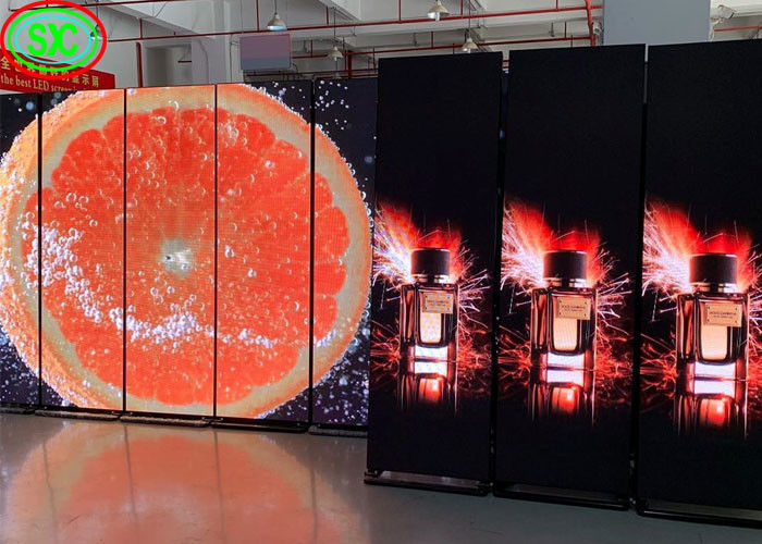 스마트 실내 디지털 LED 거울 디스플레이 HD 광고 포스터 수직 화면 P2.5