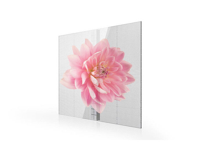 P3.91-7.82 투명한 LED 화면 1000x500mm 풀 컬러 2000cd/sqm