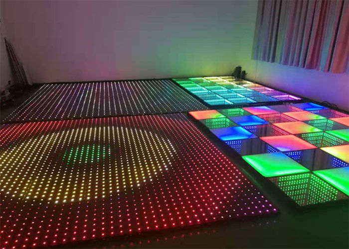 중국 SMD3535 사운드 액티브 DJ LED 디스코 댄스 플로어 따뜻한 흰색 빔 패널