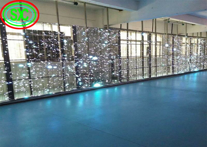 광고판 에피스타 칩 투명 LED 커튼 화면 투명 LED 화면 투명 유리 LED 디스플레이