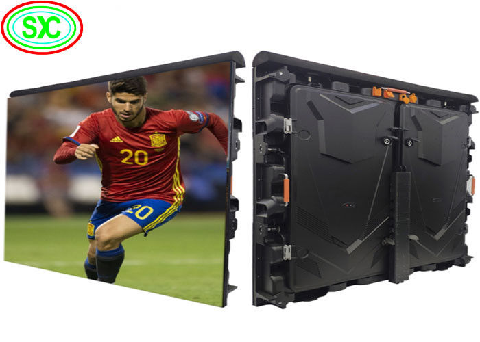 다이 캐스트 알루미늄 장치 렌터 스크린 소프트 모듈 RGB 패널 P8 IP65 LED 경기장 광고판