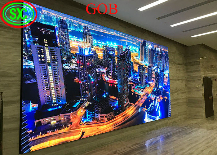GOB P1.8mm P2mm P2.5mm P2.6mm 실내 전색 LED 디스플레이 SMD1515 대형 비디오 화면