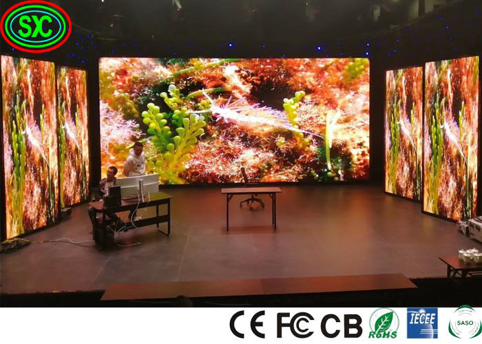 3840hz 및 고 해상도와 함께 실내 이벤트에 대한 높은 갱신 속도 스테이지 LED 화면