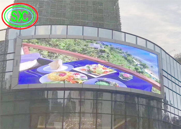 높은 광도 광고를 위한 옥외 SMD RGB P10 풀 컬러 지도된 전시