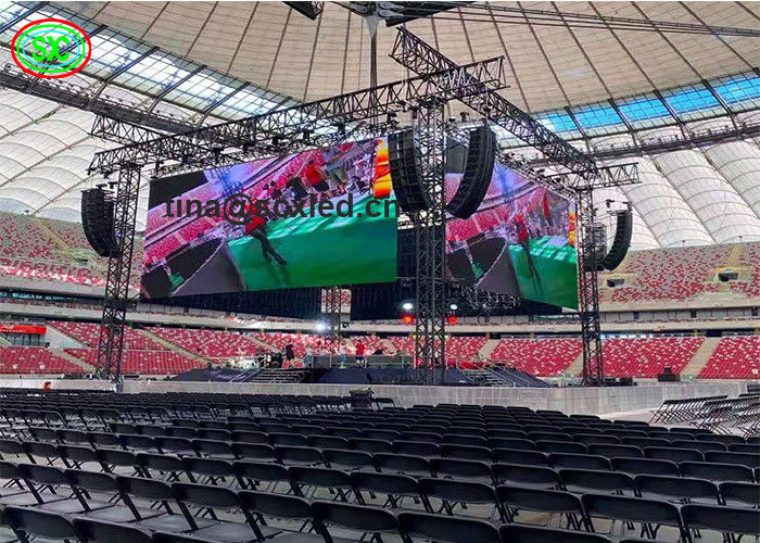 실내외용 SMD 풀 컬러 P4.81 스테이지 LED 렌터 스크린 콘서트용 판타라 비디오 벽 패널 500x500mm