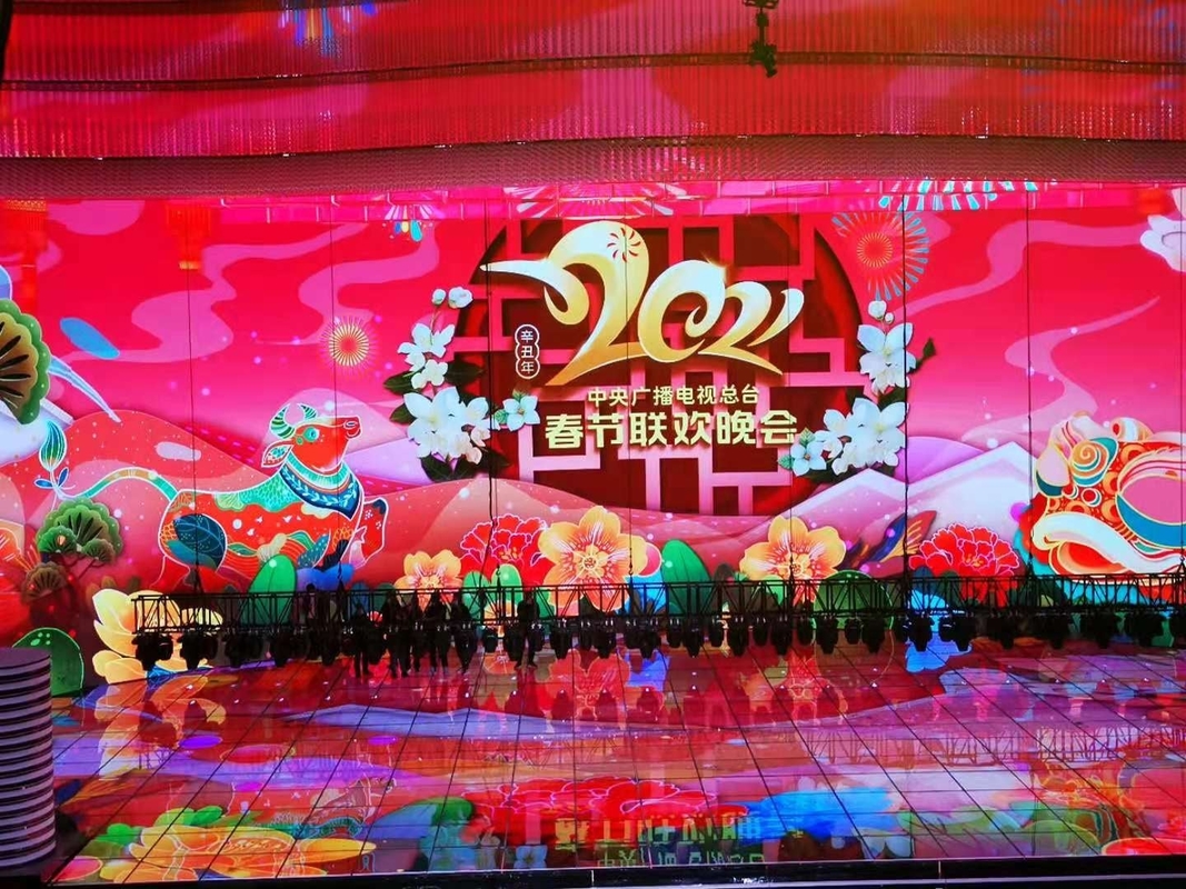 알루미늄 패널 고화질 SMD 2020 풀 컬러 P3.91 500x500mm 실내 교회 결혼식 무대 led tv 화면