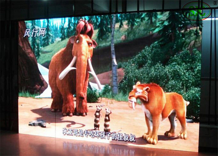 온도 감지기, 지도된 텔레비젼 스크린에 실내 생생한 색깔 LED 광고 전시