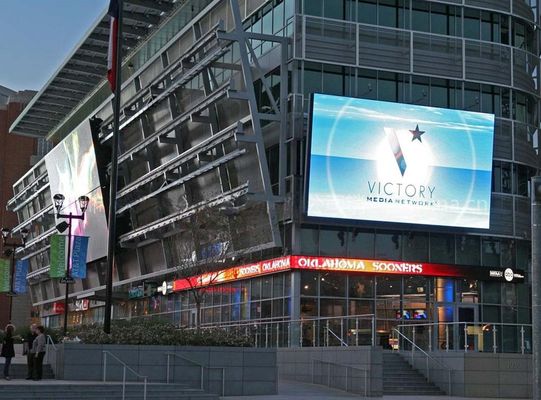 야외 지위 이단자 고정된 LED 디스플레이 p10 SMD 3535 1/4는 프로그램 가능한 주도하는 신호를 스캐닝합니다