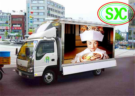 좋은 가격 이동할 수 있는 트레일러 LED 영상 게시판 차량 SMD3528 IP67 화소 8mm 온라인으로