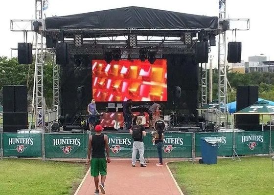 P10 옥외 LED 광고 스크린 IP65 방수 5000cd/㎡