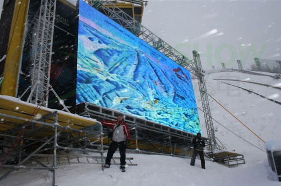 좋은 가격 야외 대여 LED 디스플레이 대형 LED 스크린 IP65 캐비닛 크기 960mm x 960mm P1.25 COB 온라인으로