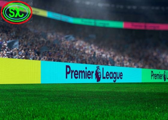 P10 경기장 둘레 풀 컬러 LED 디스플레이 3000Hz 1R1G1B 320x160mm