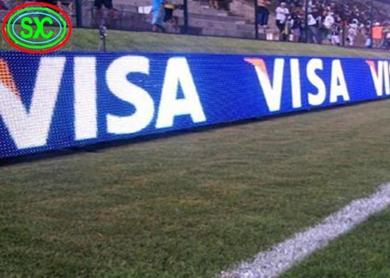 P6 스포츠 둘레 LED 단말 표시 경기장은 방수 득점판을 지도했습니다