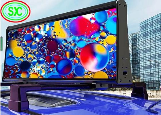 좋은 가격 P5는 Ip65에 의하여 지도된 이동하는 표시 4G 3G 통제 차 택시 지붕에 의하여 지도된 전시를 방수 처리합니다 온라인으로