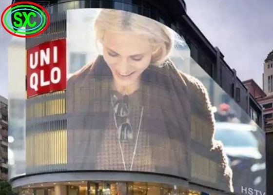 P8.93 높게 투명한 LED 투명한 영상 벽 스크린 와이파이 3G 통제 Epistar 칩