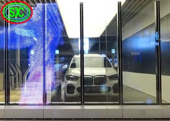 좋은 가격 최적의 결과를 위해 LED 투명 스크린 SMD2121 기술 및 알루미늄 캐비닛 온라인으로