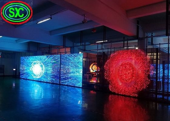 알루미늄 캐비닛과 평균 1000 시간의 결함 없는 투명한 디지털 디스플레이