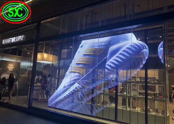 옥외 투명한 LED 스크린 유리 P3.91는 물자 주조 알루미늄 내각 죽습니다