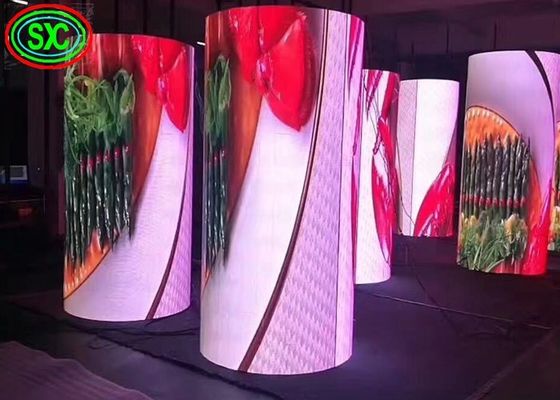 좋은 가격 내구성 유연 유연 필름 세트 LED 스크린 광고 비디오 벽 SMD2525 1R1G1B 사이니지 패널 COB 온라인으로