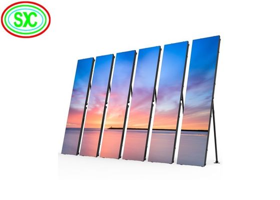 좋은 가격 방수 LED 포스터 전시를 광고하는 P6 옥외 Protable 디지털 방식으로 온라인으로