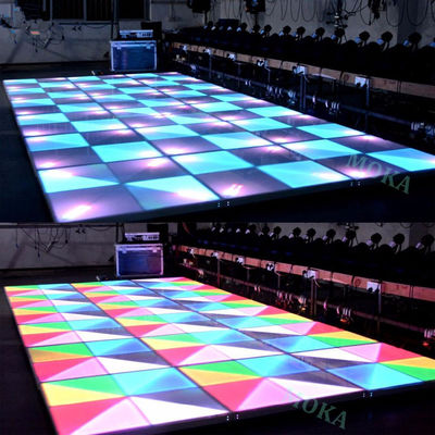 좋은 가격 P4.81mm 풀 컬러 LED 댄스 플로어 500x500mm IP65 방수 3년 보증 온라인으로