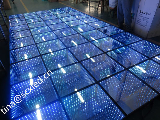 실내 풀 컬러 휴대용 LED 댄스 플로어 패널 4.81mm 픽셀 500x500mm 캐비닛