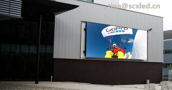 HD P6 옥외 방수성 풀 컬러 LED 비디오 월 SMD 3535 LED 디스플레이 패널