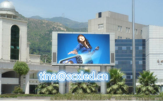 옥외 P10 LED 디스플레이 10mm 픽셀 피치 5000cd/m2 밝기