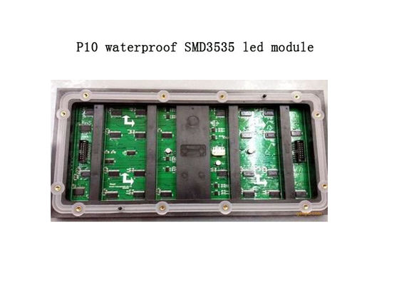 좋은 가격 방수 P10 SMD 1R1G1B 발광 다이오드 표시 단위 크기 320*160mm 검사하는 1/4 온라인으로