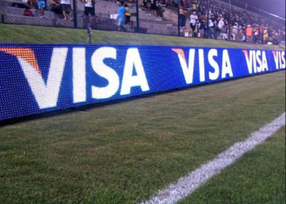 축구 경기장 둘레 광고 빌보드 P5 경기장 LED 비디오 디스플레이 배너