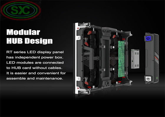 큰 높은 밝기 실내 Led Billboard P3.91 LED 패널 500*500mm