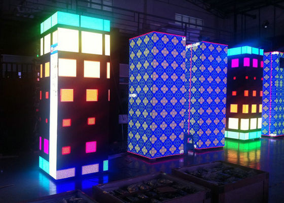 좋은 가격 P3 SMD 실내 RGB LED 렌터 스크린, 풀 컬러 2500nits 밝기 철/강 차시 재료 온라인으로